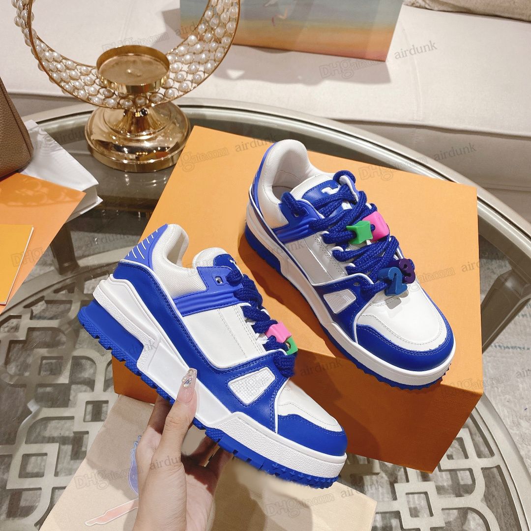 2023 Trainer Maxi Shoes Designer Sneakers For Men Women Plate Forme Buckle  Leather Sneaker Board Shoe Goo Fashion Fat Green Orange Blue Black White  Trainers Size 35 44 From Airdunk, $76.79
