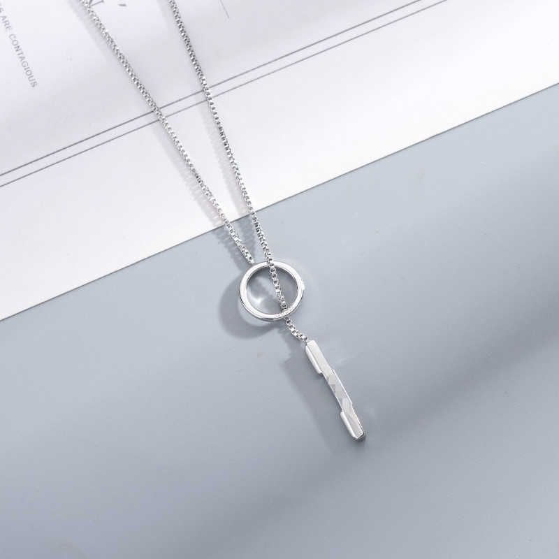 2 Sets of Lock Necklace (platinum)