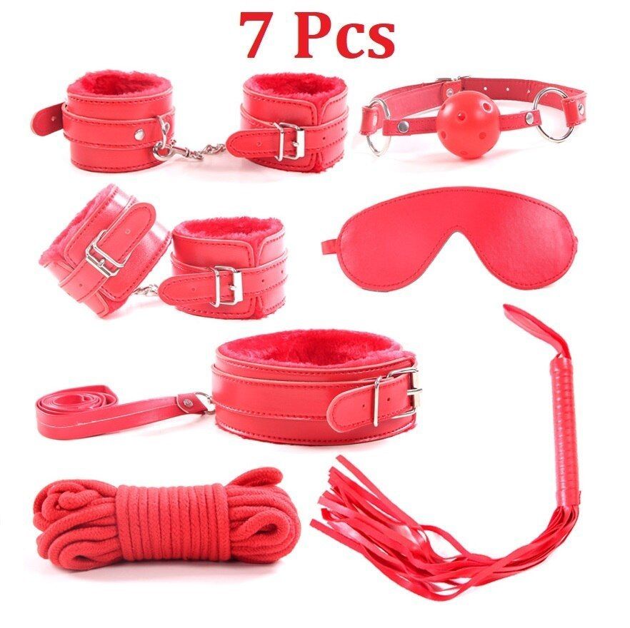 Leather 7pcs Red