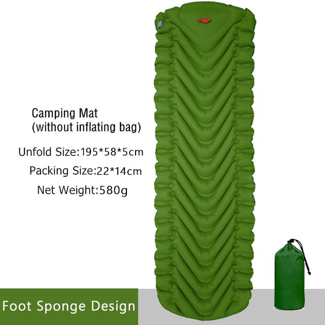 Foot Green Blue Mat-One Seat