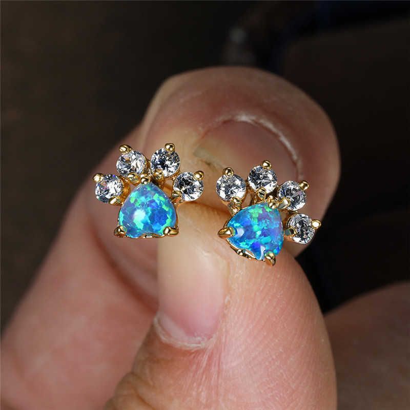 Gold Blue Opal