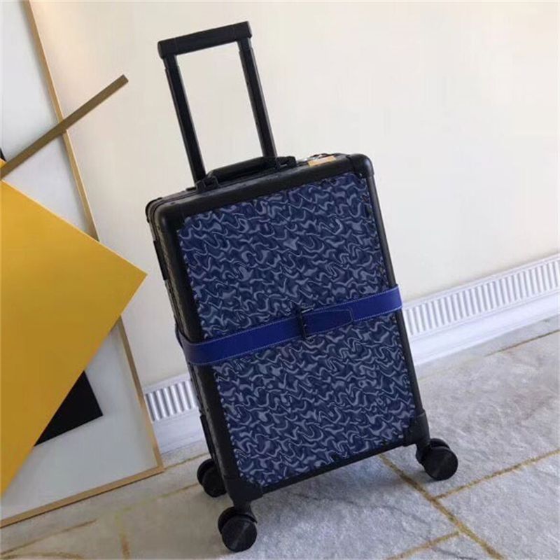 Bourget Trolley Case Suitcase Canvas Leather 360 Degree Rotative Wheels  Women Men Luggage Travel 20 Inches Universal Wheel Duffel Bags From  Yanliao, $293.41