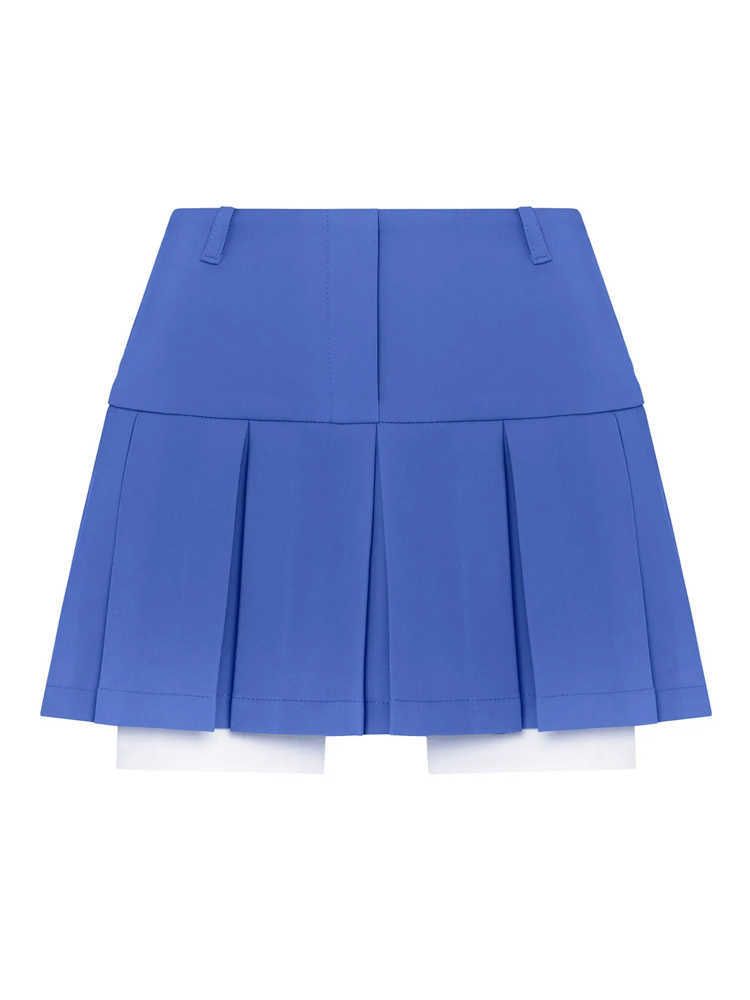 only blue skirts