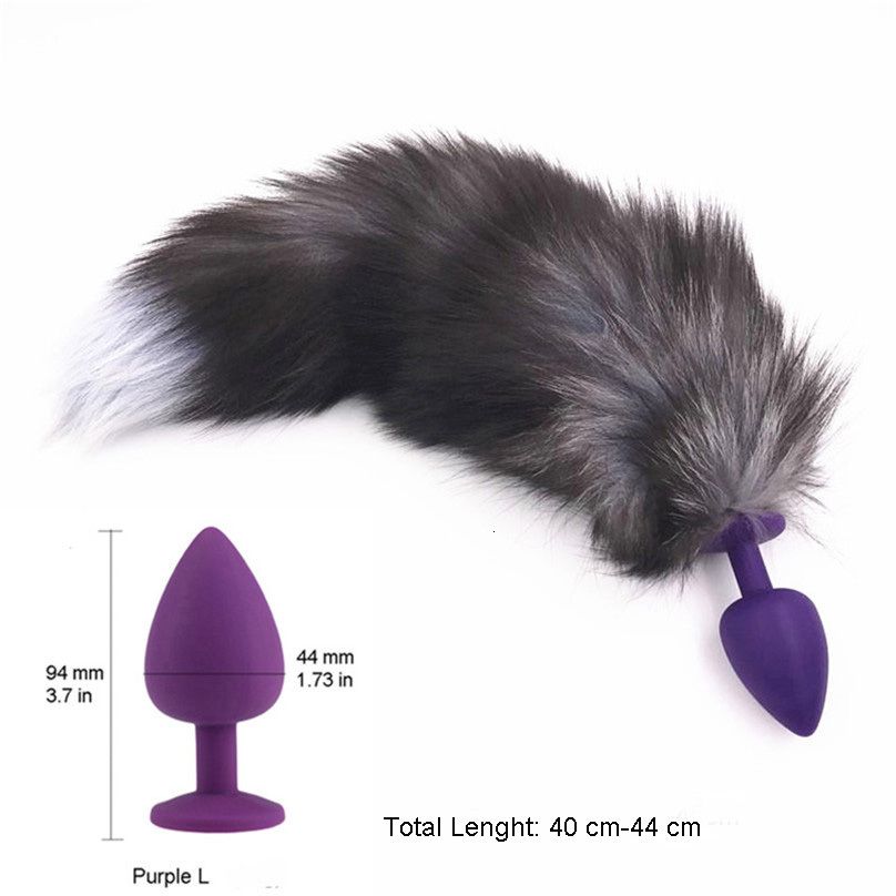 L Purple Plug Tail