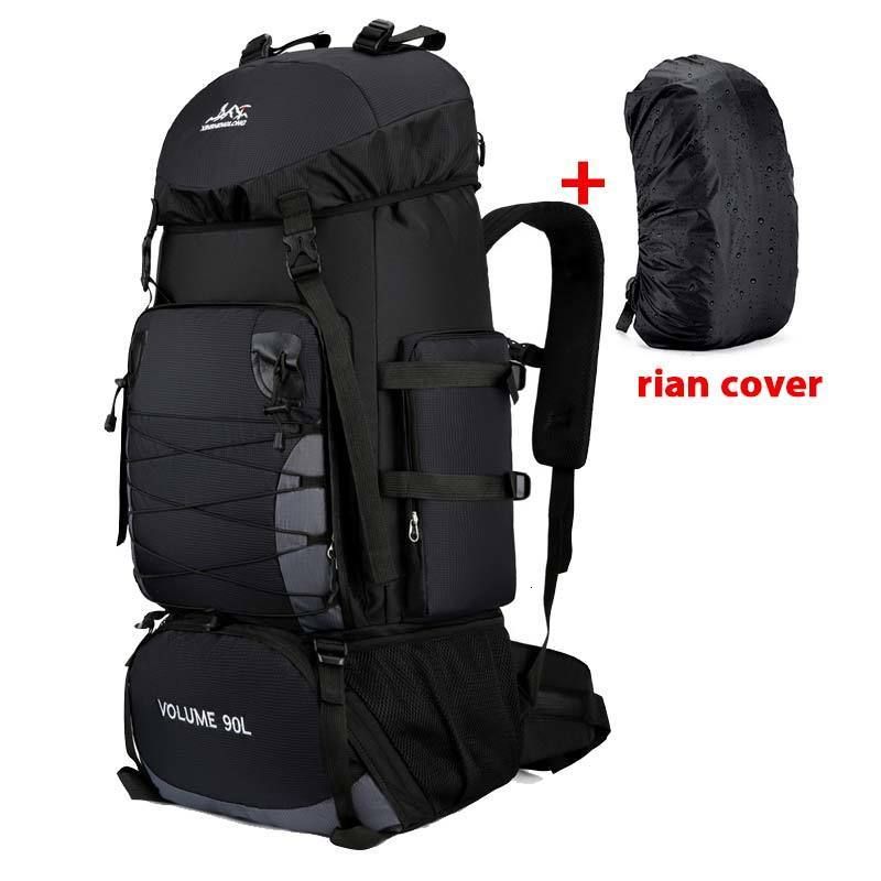 90l bag and cover bk
