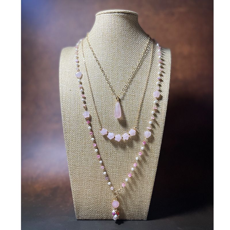 Necklace Set Pink