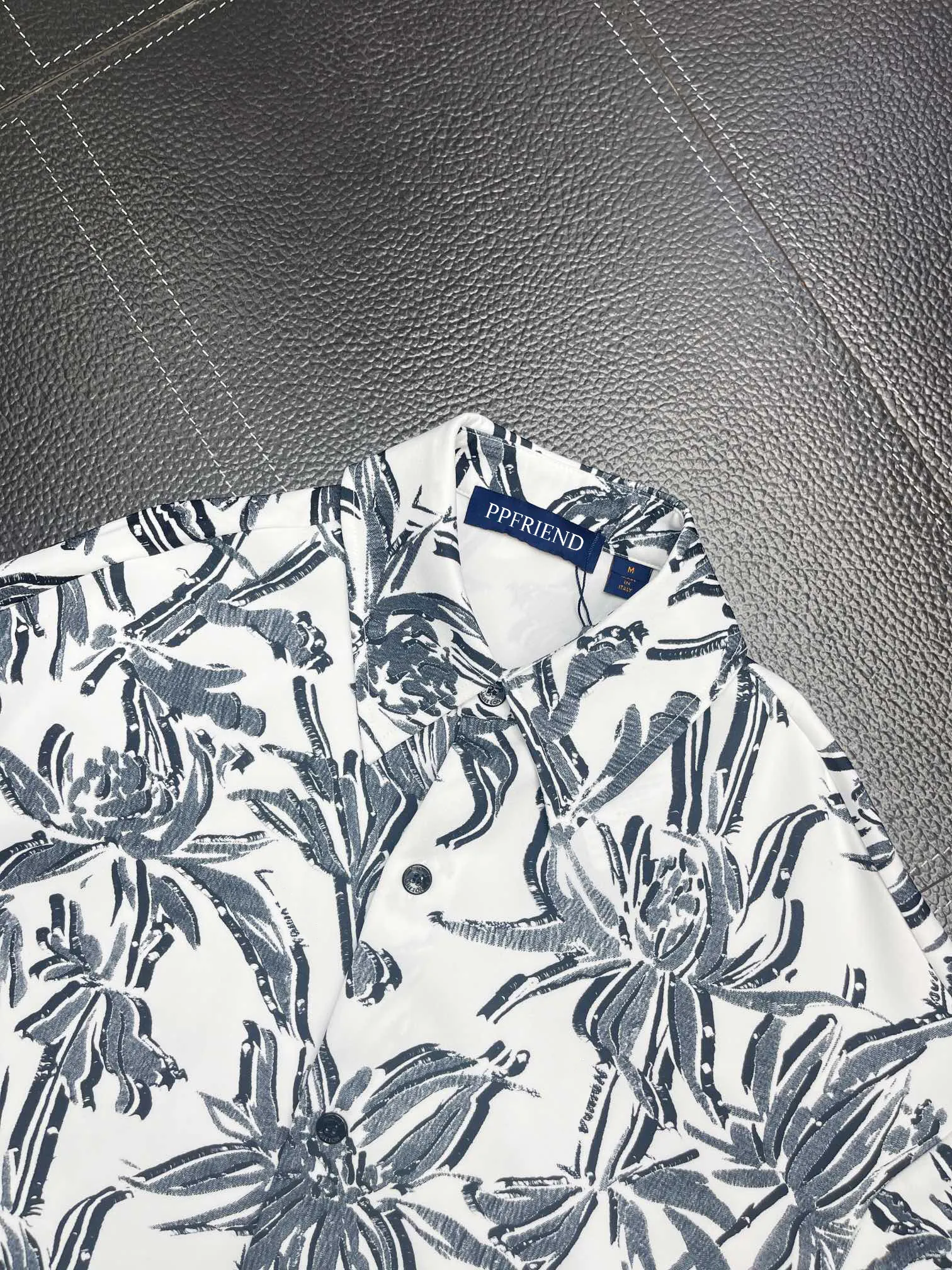 Multi Buttonholes Short-Sleeved Pyjama Shirt - Ready-to-Wear 1AB5HY