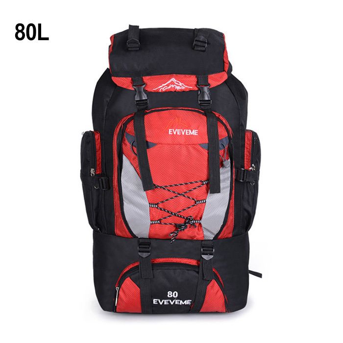 80l red bag