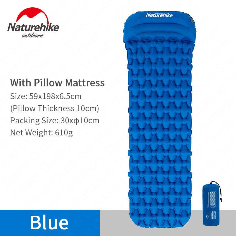 with Pillow-blue