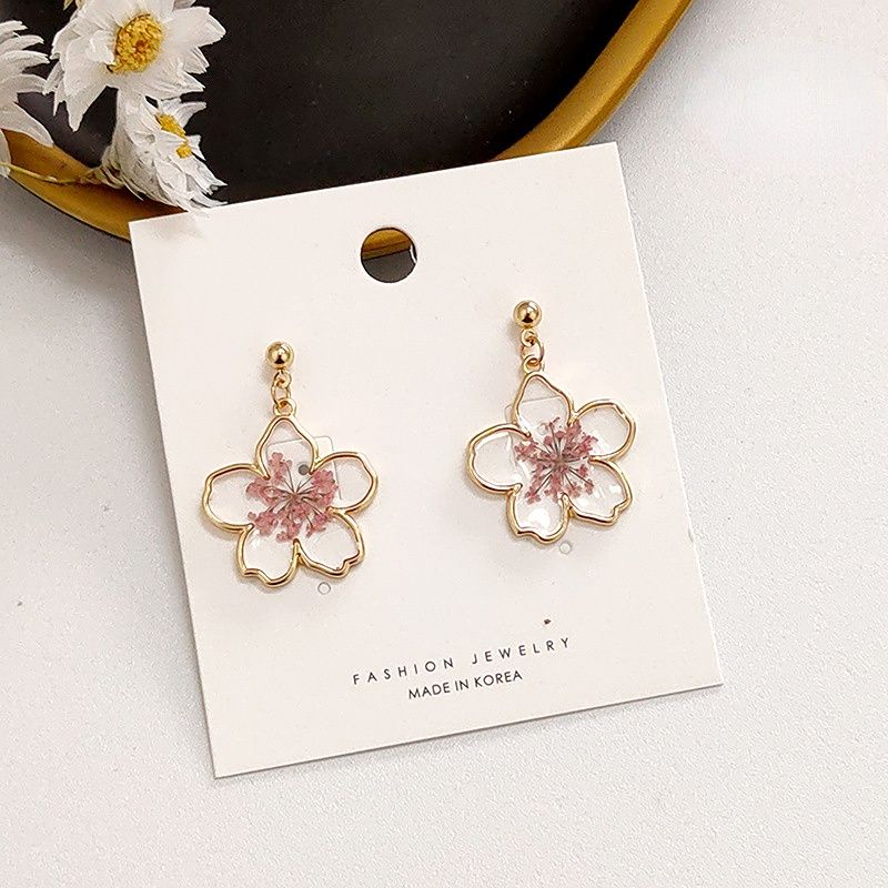 boucles d'oreilles à fleurs