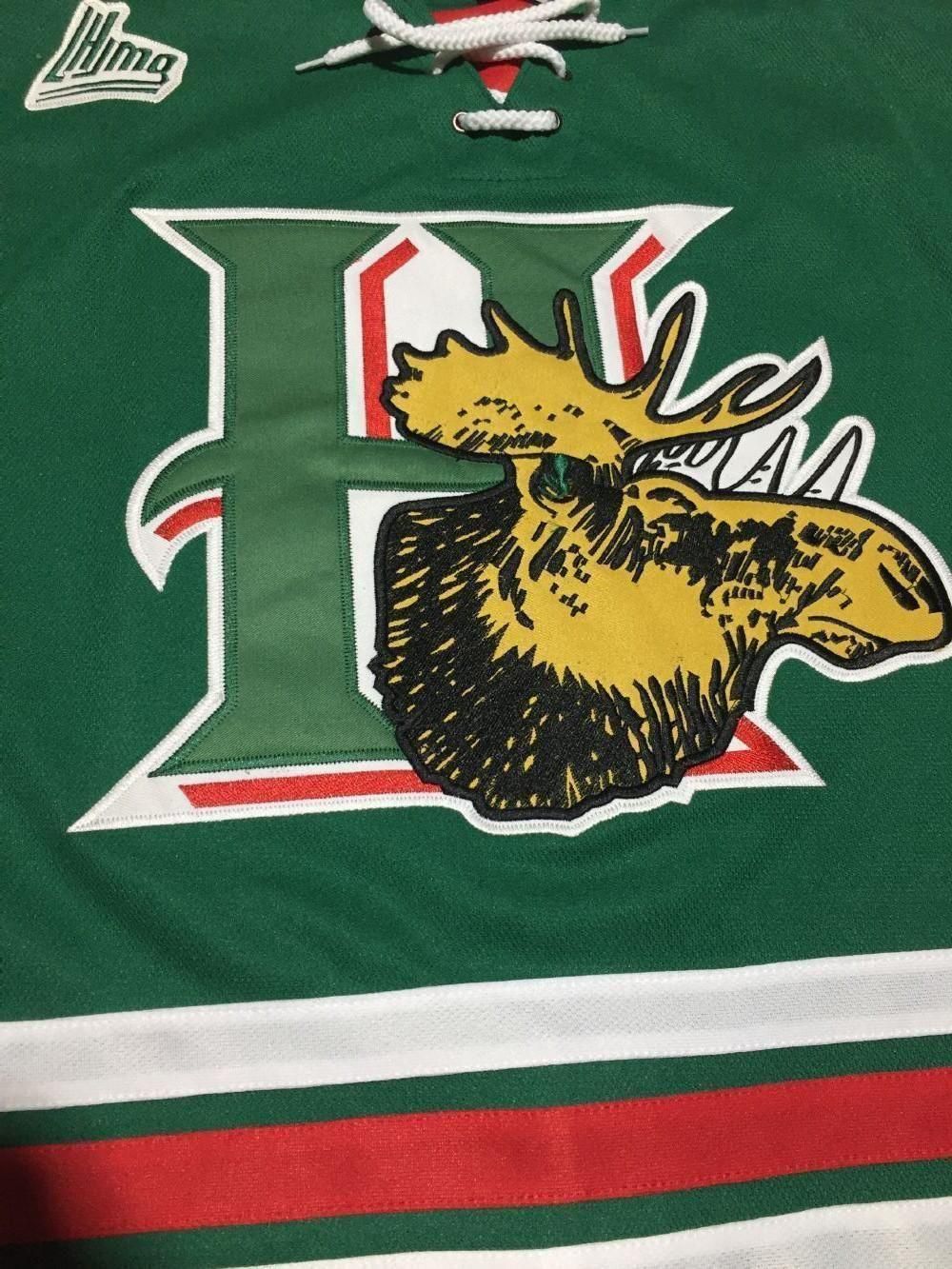 CUSTOM Customize Mens CHL NICO HISCHIER Halifax Mooseheads Jerseys Leaf  Metal Green Stitched Custom Hockey Jersey S 4XL From Super_supplier_001,  $37.11