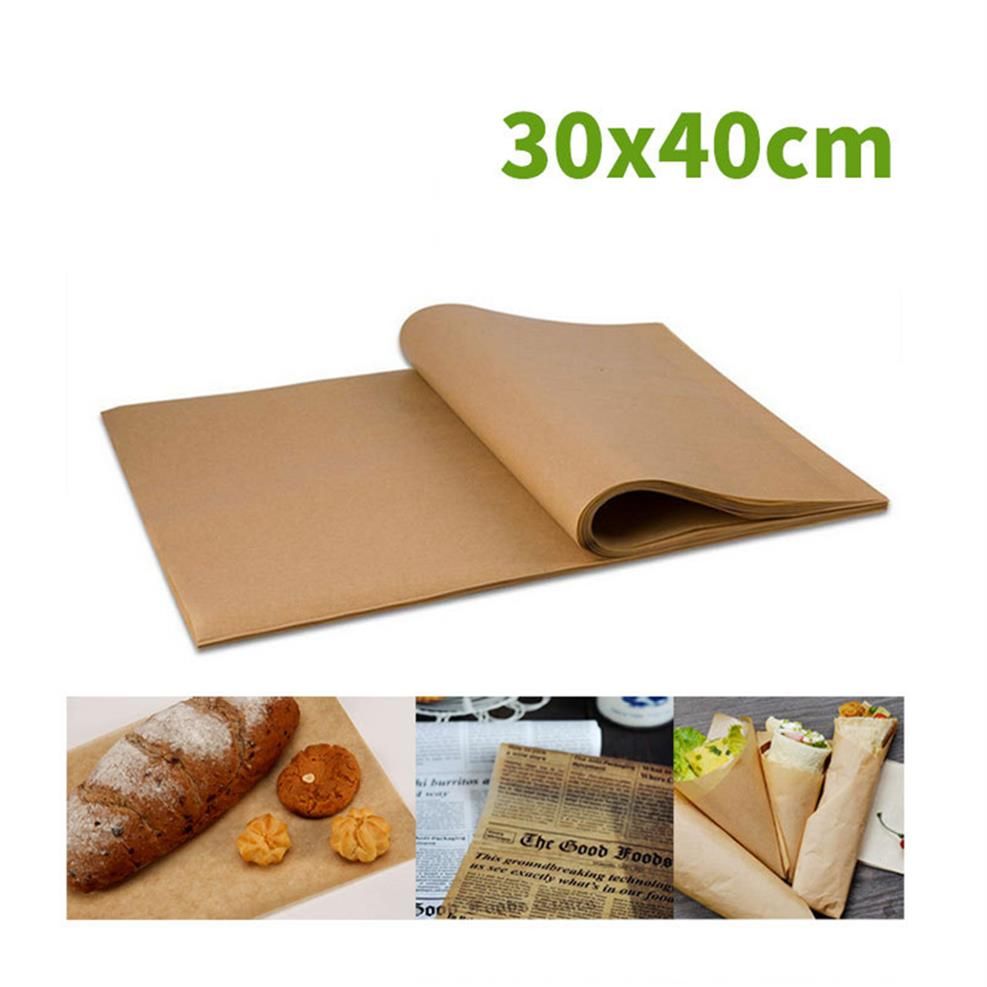 Kitchenatics Non-Stick Brown Parchment Paper Pre Cut Sheets