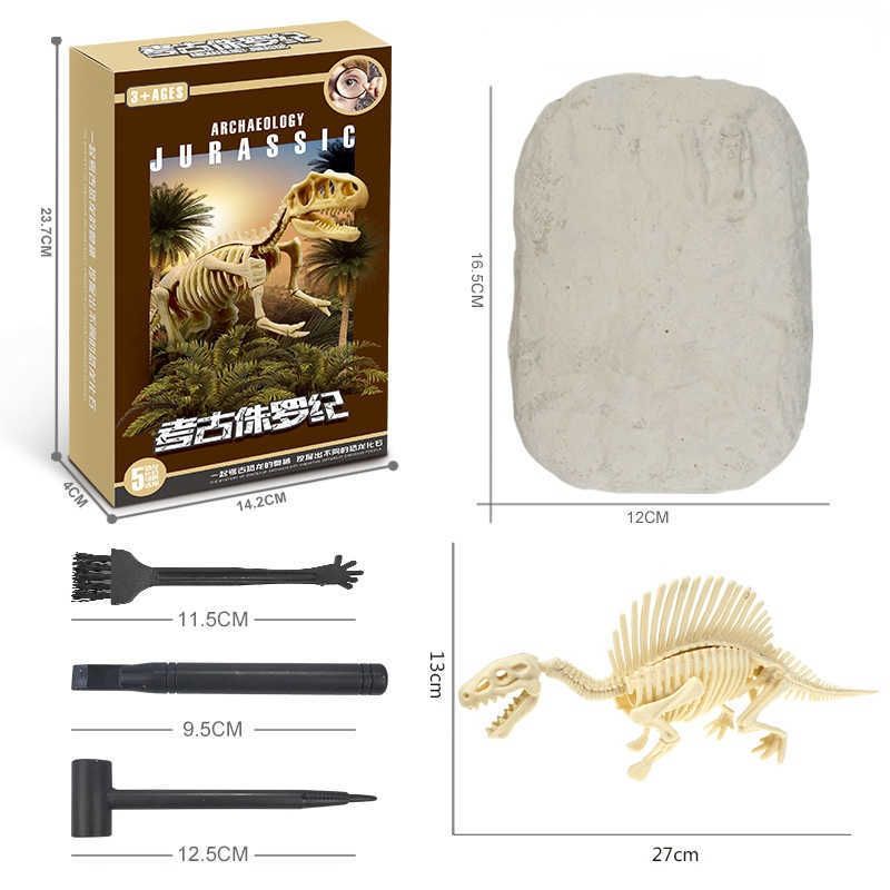 3d Dinossauro Dinossauro Kit de Escavação Fóssil Kit Educacional  Arqueologia Requintado Brinquedo Conjunto Jogo Interativo Jogo Conjunto De  Dinossauro Modelo esqueleto