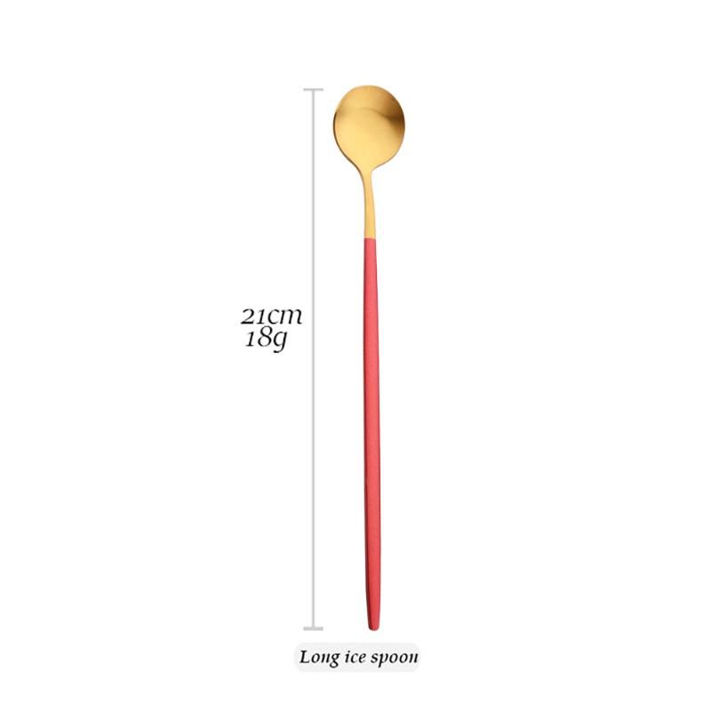 1Pcs Long Ice Spoon