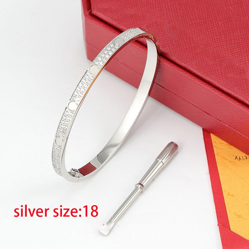 Silver Double Row Size18