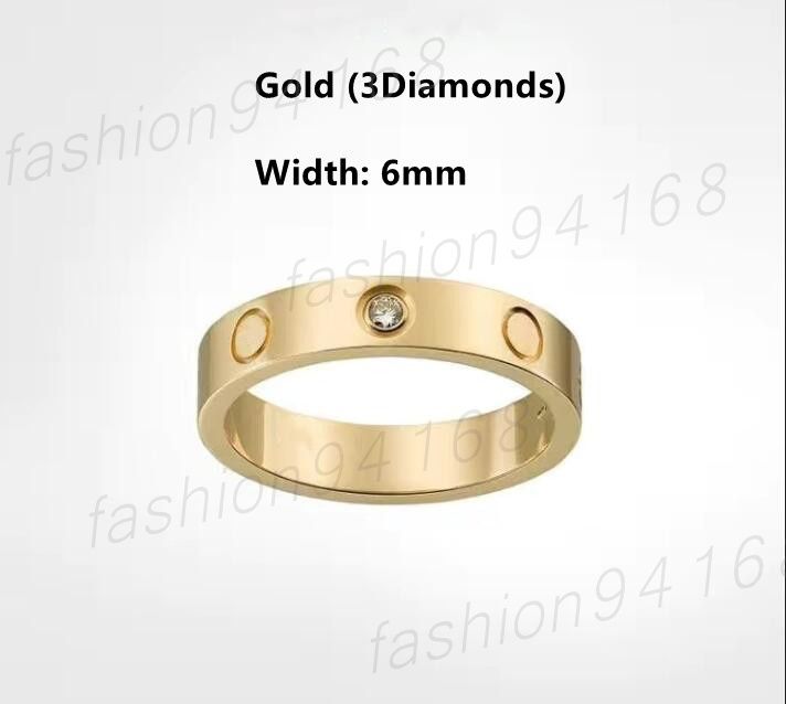 6mm gold with diamond