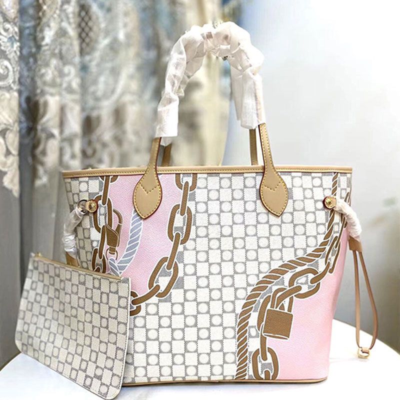 Tote Bag Old Flower Shopping Bags Shoulder Handbag Purse Ropes Chains  Printed Large Capacity Package Handbags Fashion Letter Textile Lining Hook  Closure Side Lace From Designer__handbags, $79.25