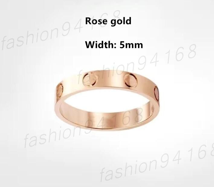 5mm rosa guld ingen diamant