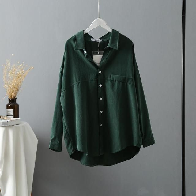 dark green blouse