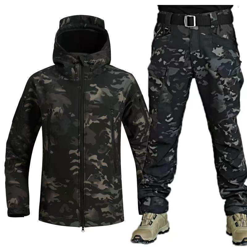 Zwarte camo -sets