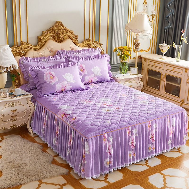 Non slip bed skirt cheap