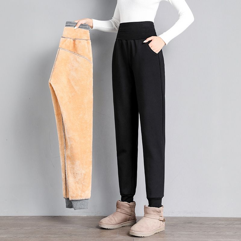 PELEDRESS – pantalon chaud en cachemire pour femme, vêtement épais