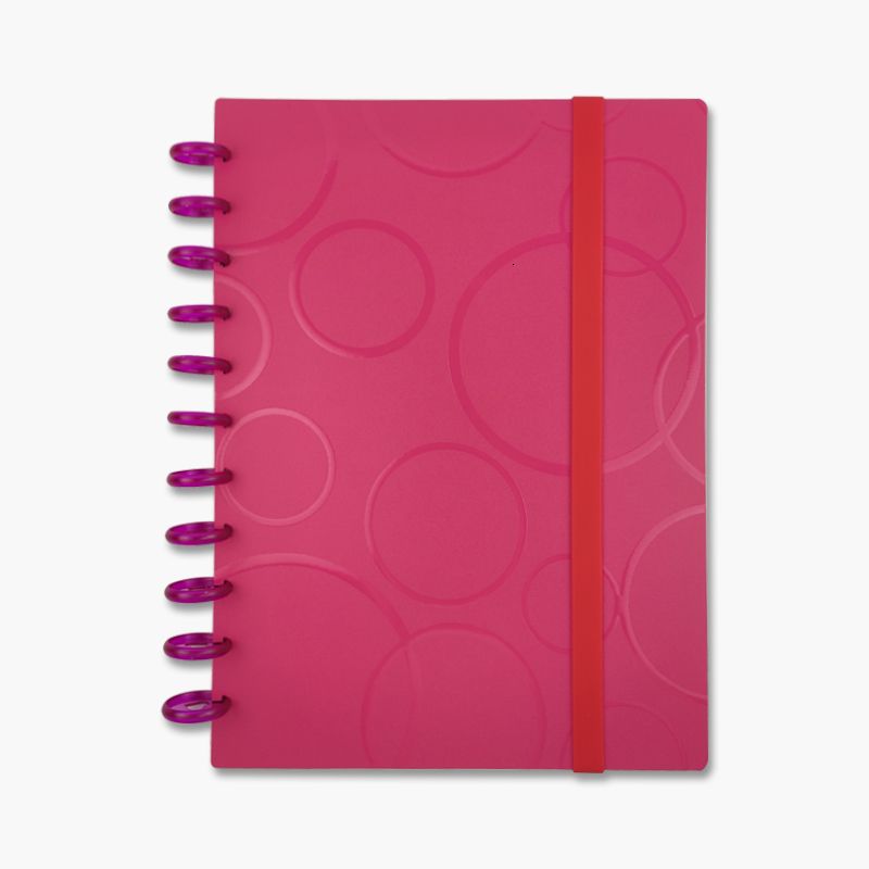Notepad For Laptops A4 Binder Notebook Diary Book DIY Mushroom Hole