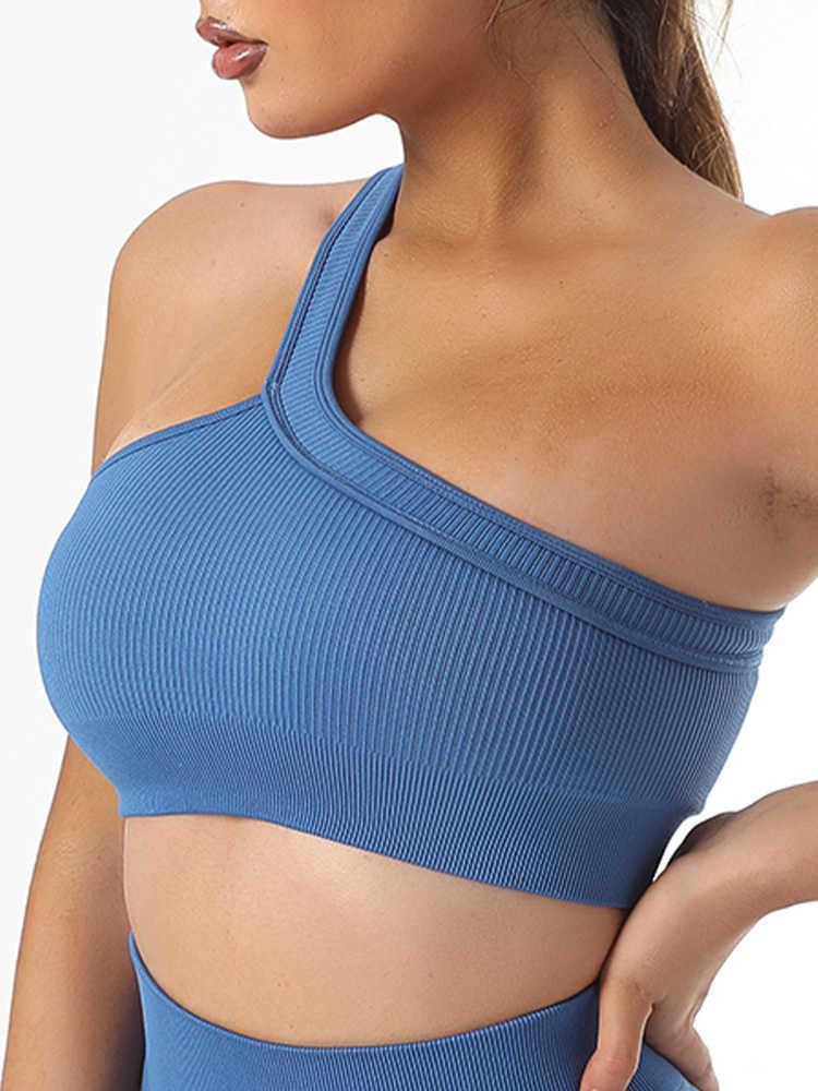 soutien-gorge à sangle bleue