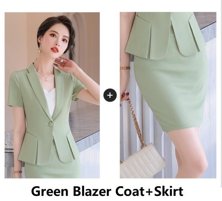 Zielone garnitury spódnicy