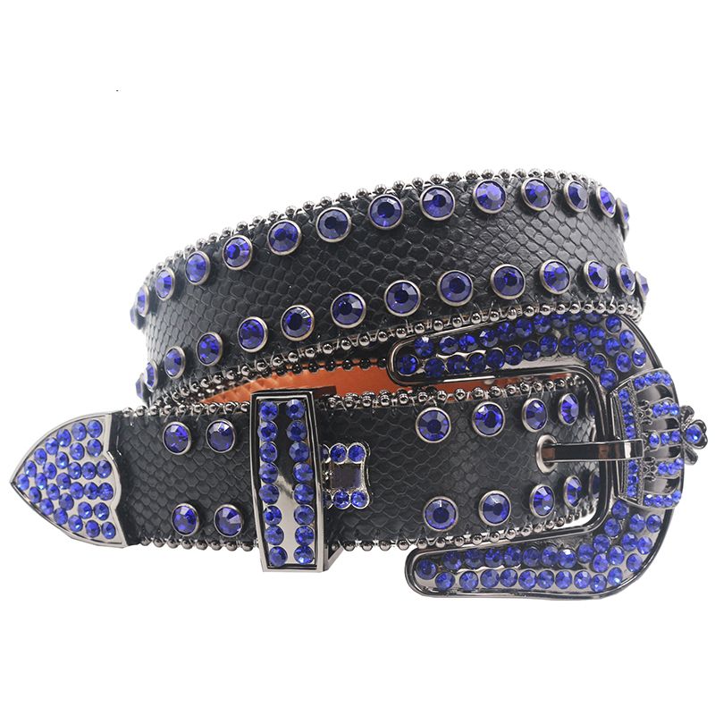 Rhinestone Belts For Women Man Luxury Brand Diamond Designer Belt For Jeans  Cowboy Cowgirl Western