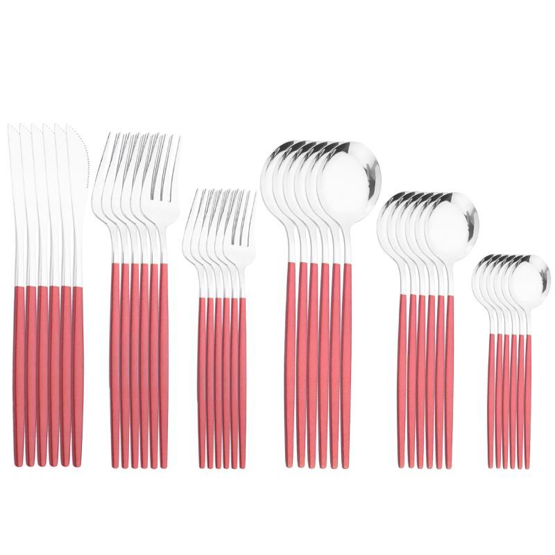 Rouge argent 36Pcs