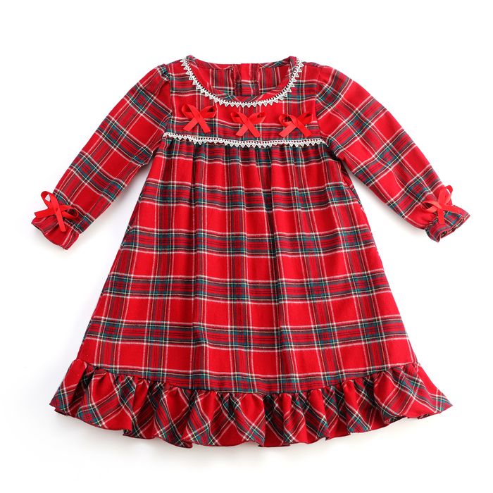 vestido de tartan