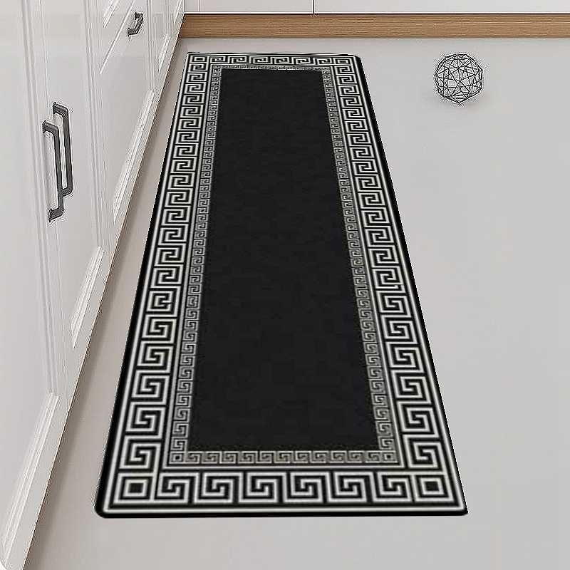 black kitchen mat