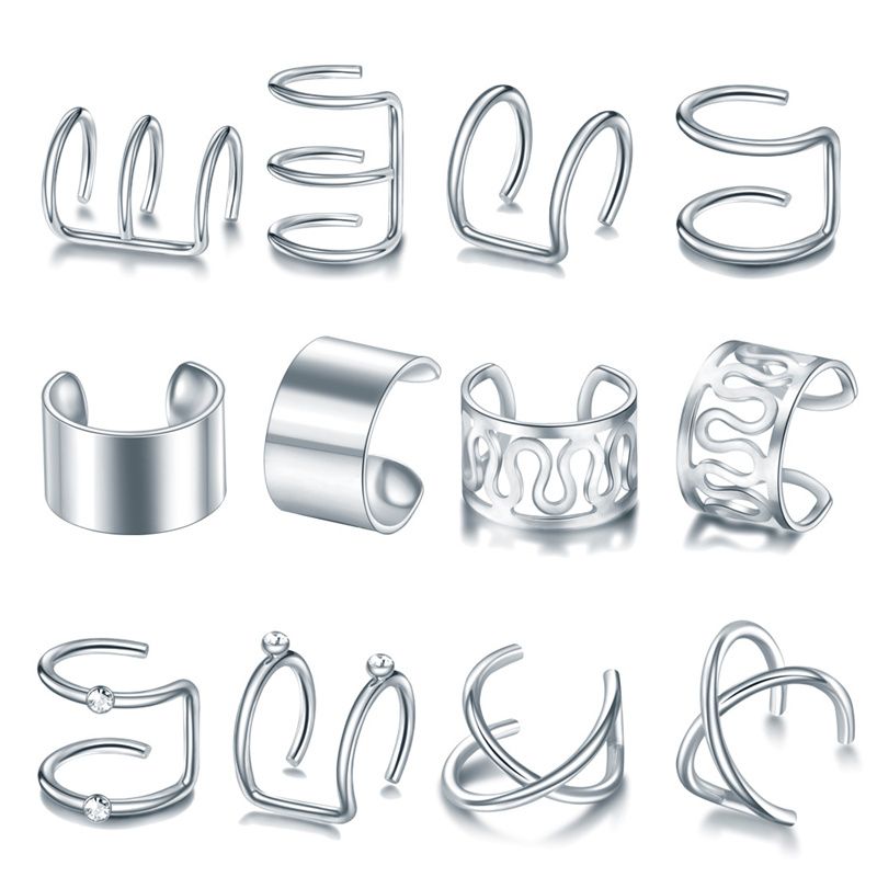 12pcs silver