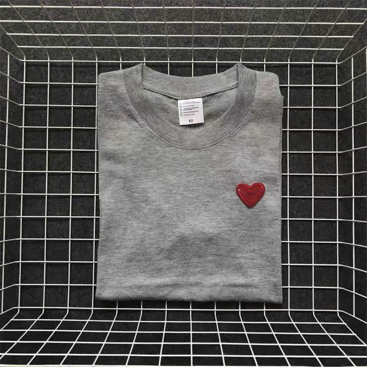 Grey red heart