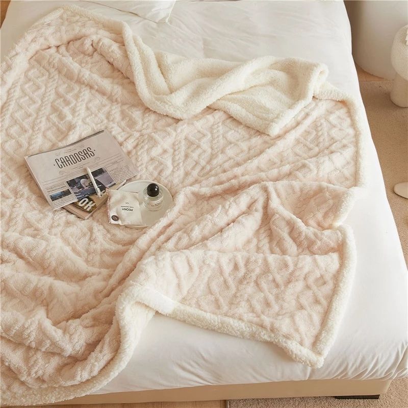 Beige blanket