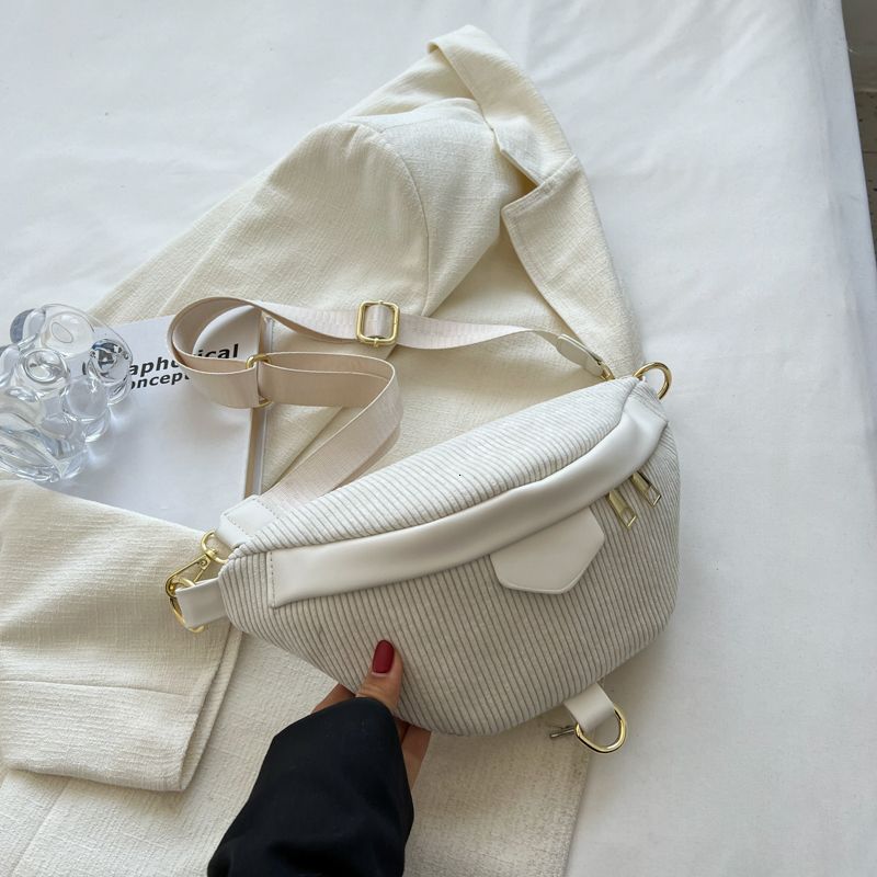 white waist bag