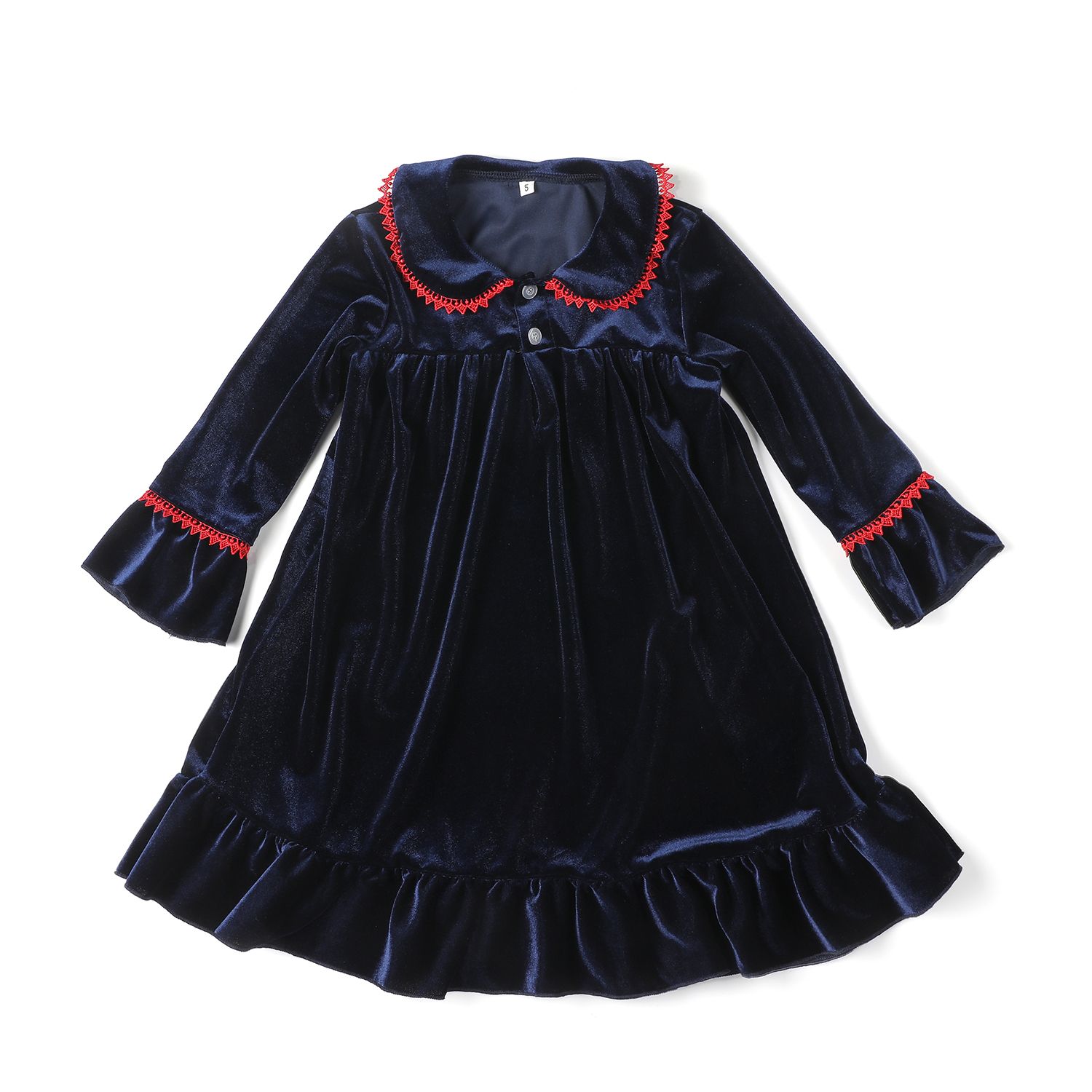 Vestido Velvet Navy