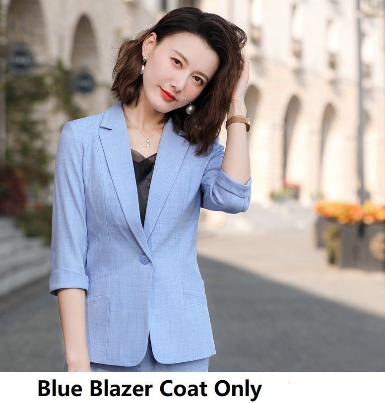 Cappotto blazer blu