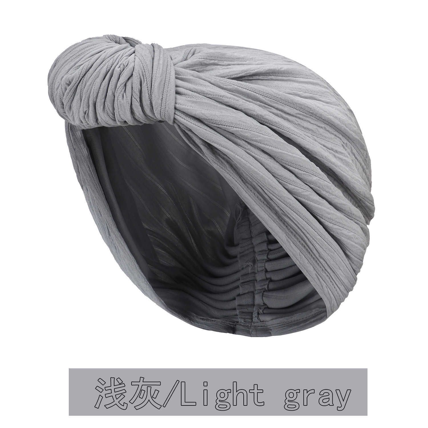 b cow horn bag cap - light grey