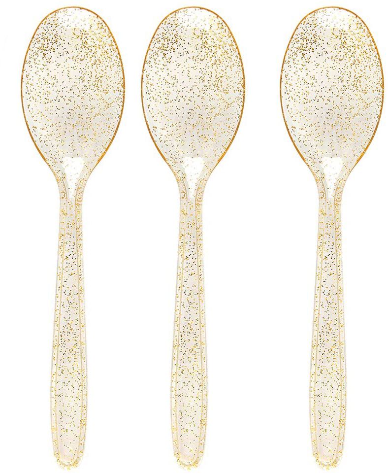 50Gold Glitter Spoon