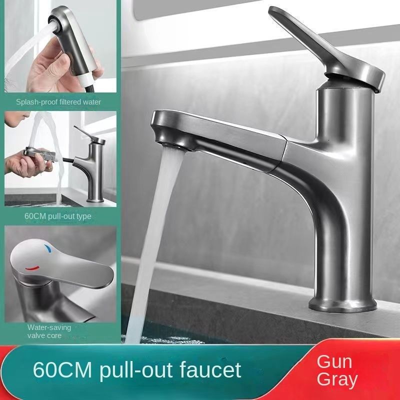 Faucet de poil 5 acier sans étape