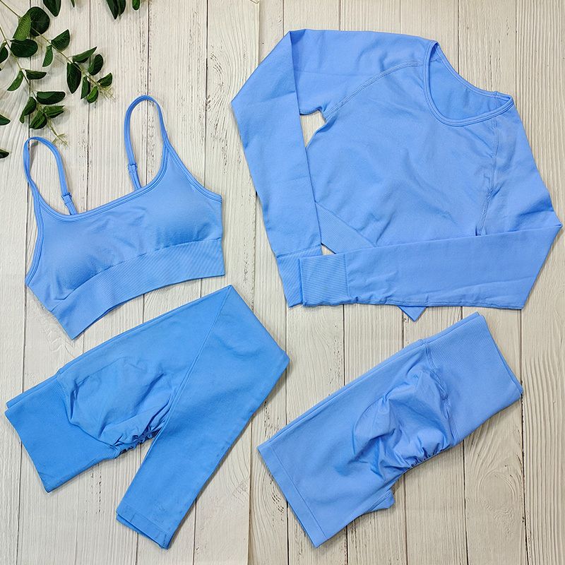 4pcs Sky Blue