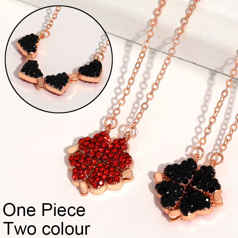 3 # Chain de rose # rouge + noir # one pièce