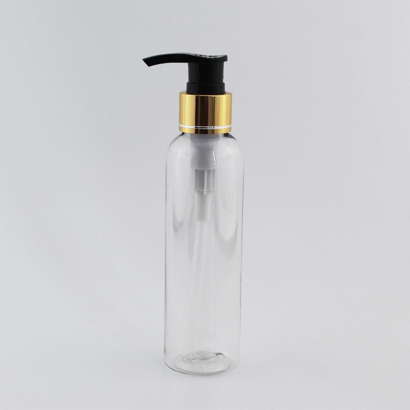 150ml Clear Bottle Black Pet