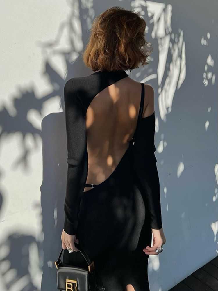 robe longue noire