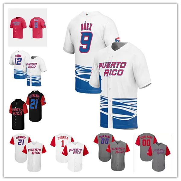 #21 Roberto Clemente Santurce Crabbers Puerto Rico Baseball Jersey Stitched Cream Name Size S : Sports & Outdoors