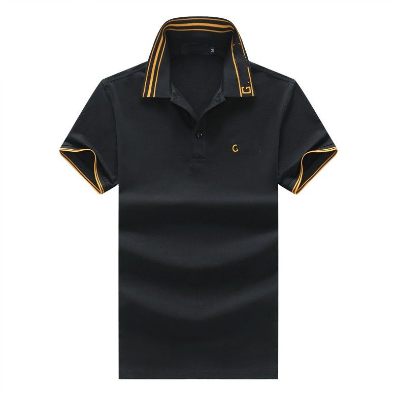 mens designer black polo shirts