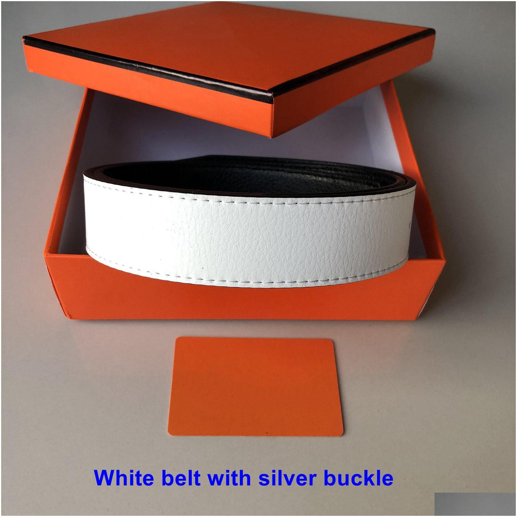 White Belt With Silver Buckle