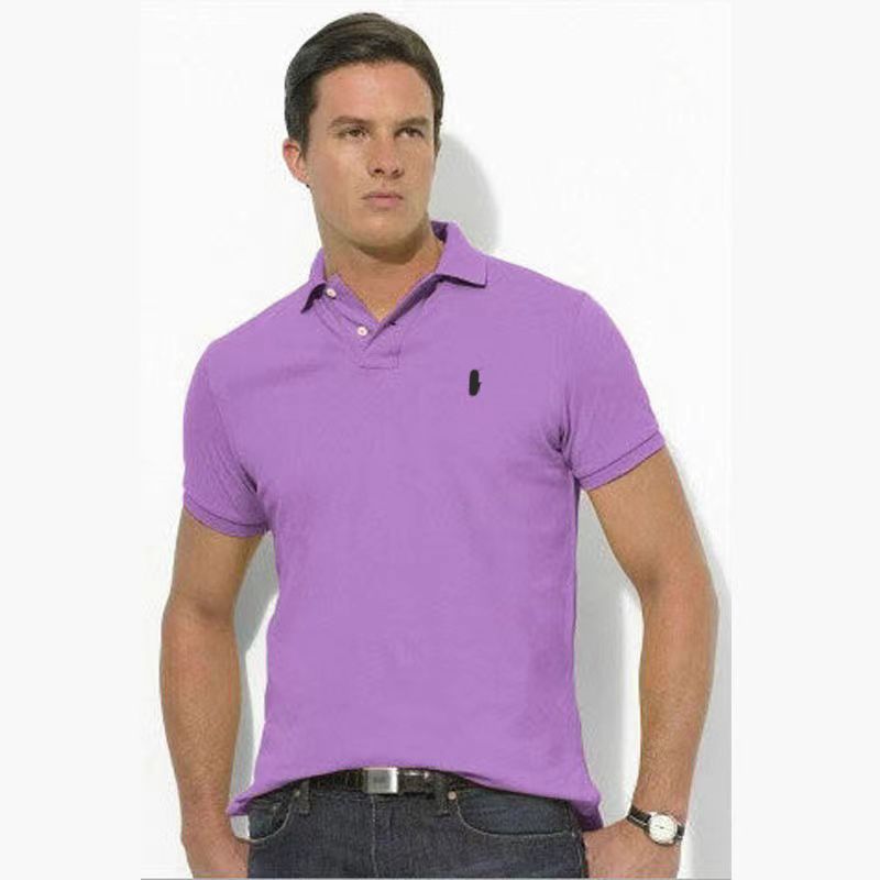 Lauren Ralph Polo Summer Designer Mens Polos Ralph Short Sleeve Lapel ...